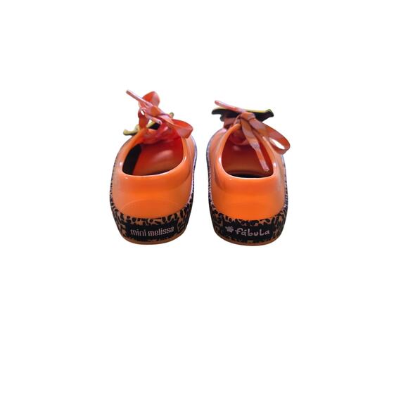 Mini Melissa Fabula Street Sneakers Jelly Shoe Salmon Pink Banana Size 7 Toddler - Picture 3 of 8